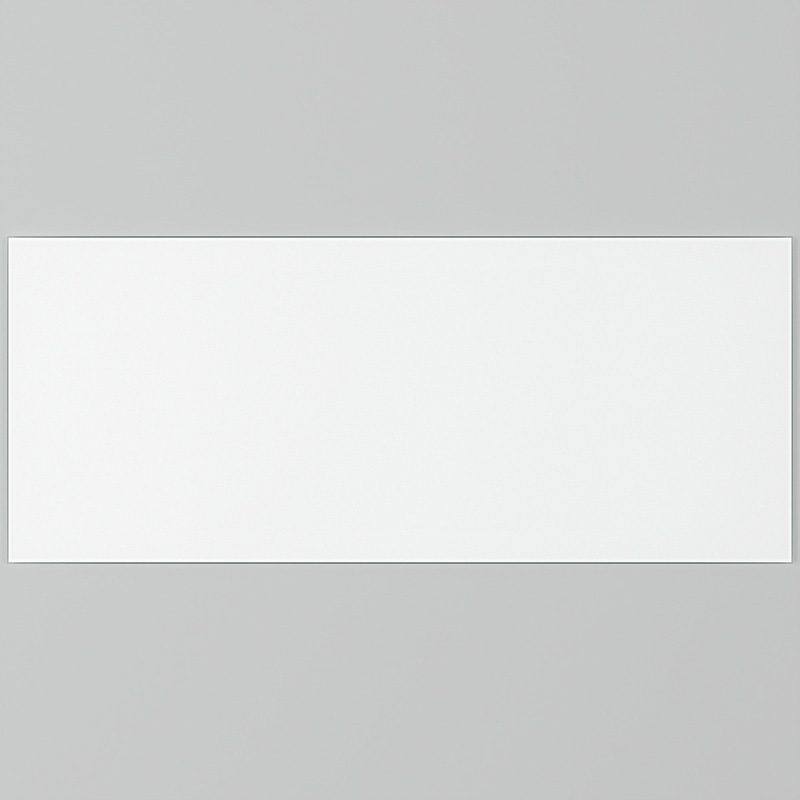Splashback Ice White Self-Adhesive Glass Bathroom Splashback 600 x 250mm