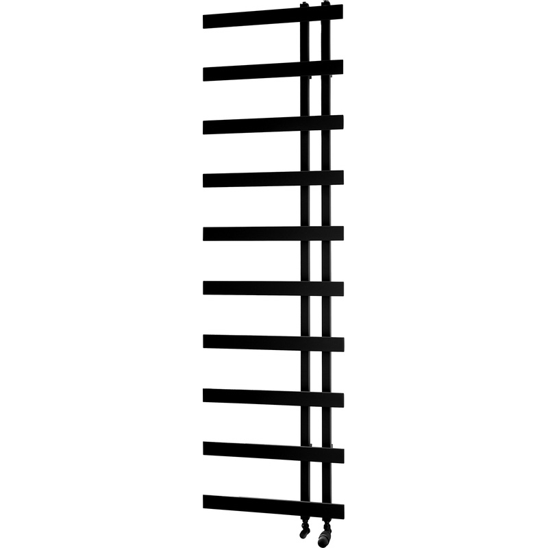 Towelrads Horton Towel Radiator Black 1800 x 500mm 1945Btu