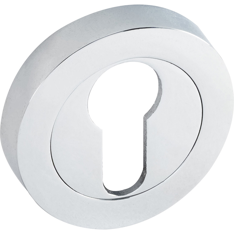 Eclipse Euro Escutcheon Polished Chrome