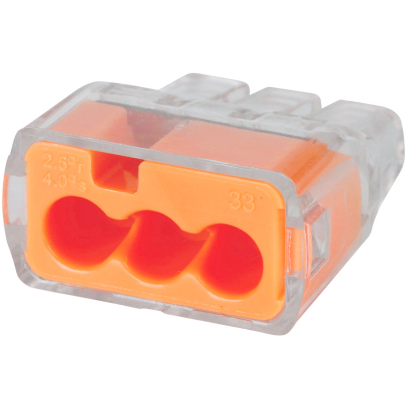 Ideal Industries In-Sure Push-In Wire Connectors 3 Port