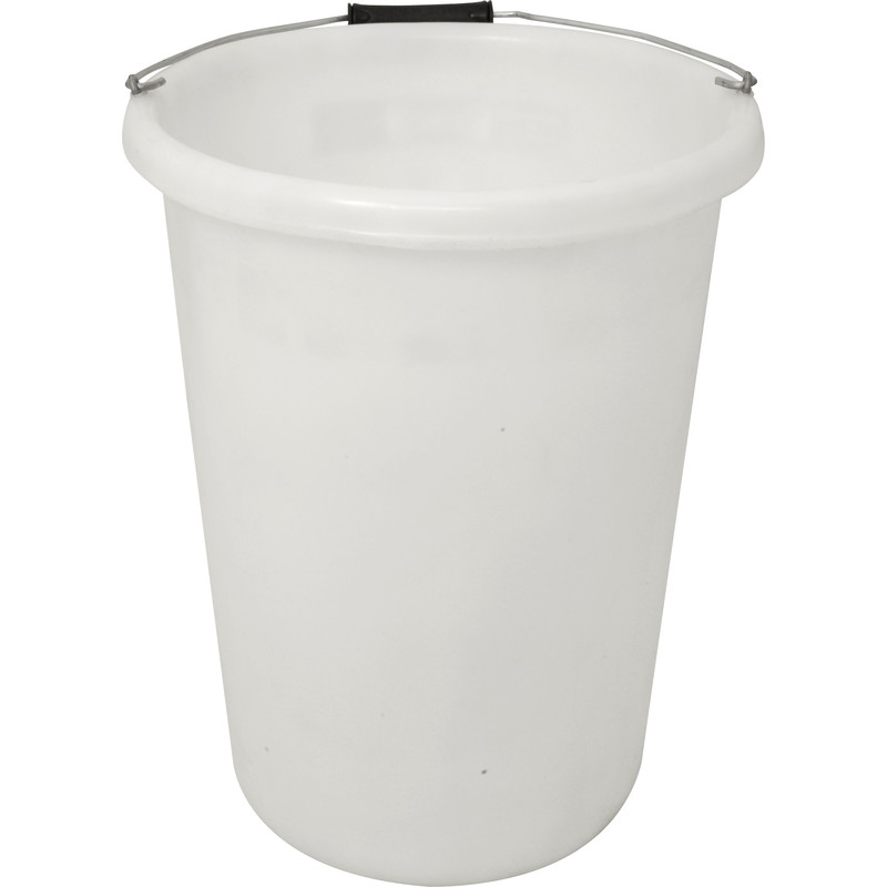 Heavy Duty Plasterers Mixing Bucket 30L White
