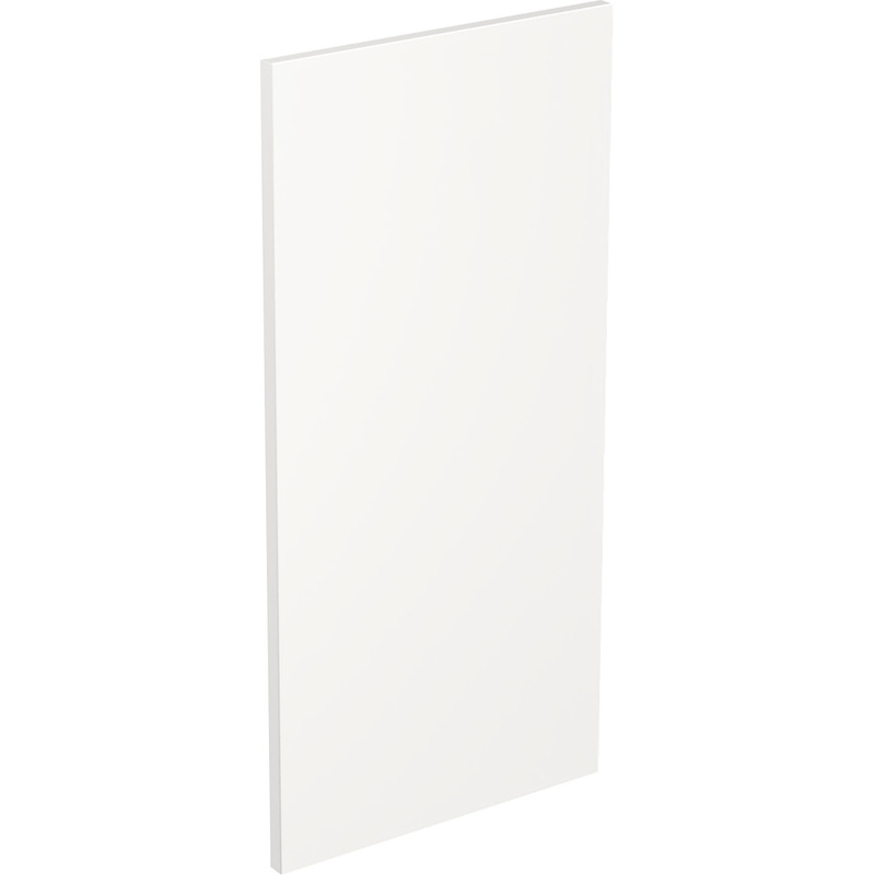 Kitchen Kit Flatpack J-Pull Kitchen Cabinet Panel Super Gloss White Wall End 800mm