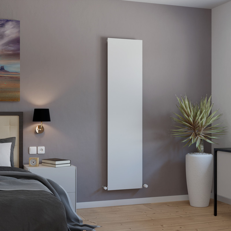 Ximax Oxford Plan Vertical Designer Radiator 1800 x 445mm 2287Btu White