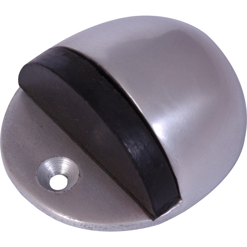 Oval Door Stop Aluminium