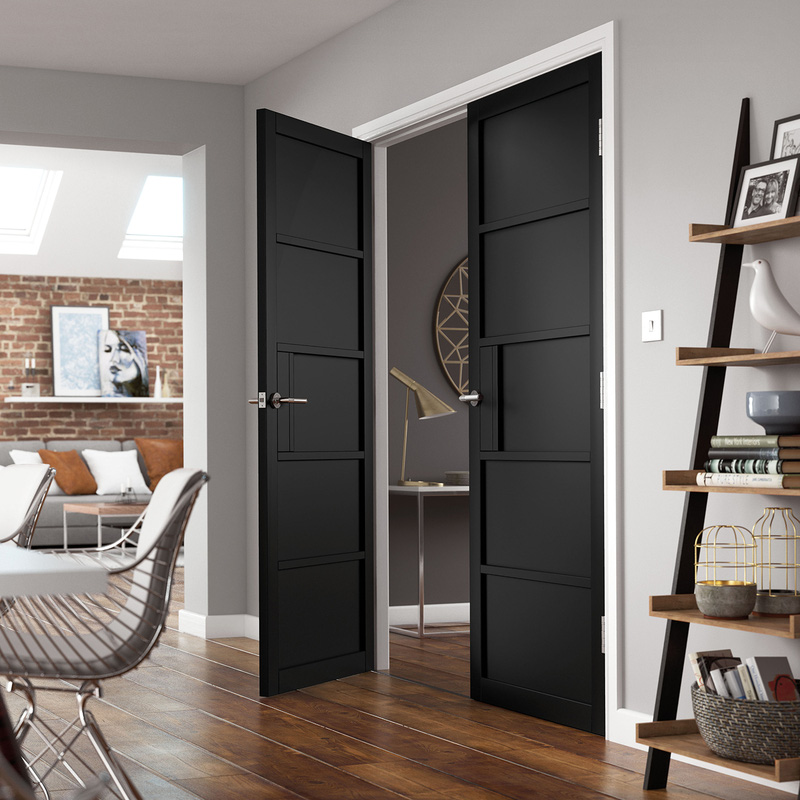 Metro Black Internal Door 35 x 1981 x 686mm
