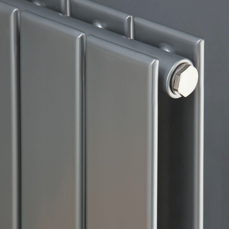 Ximax Oxford Duo Designer Radiator 900 x 595mm 3010Btu Silver