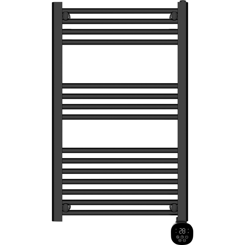 TCP Black Smart WiFi Fixed Pre-Filled Towel Radiator 800 x 500mm 500w