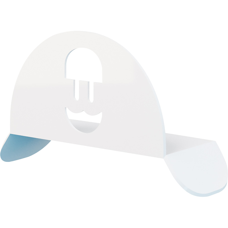 Cable holder (metallic / White)