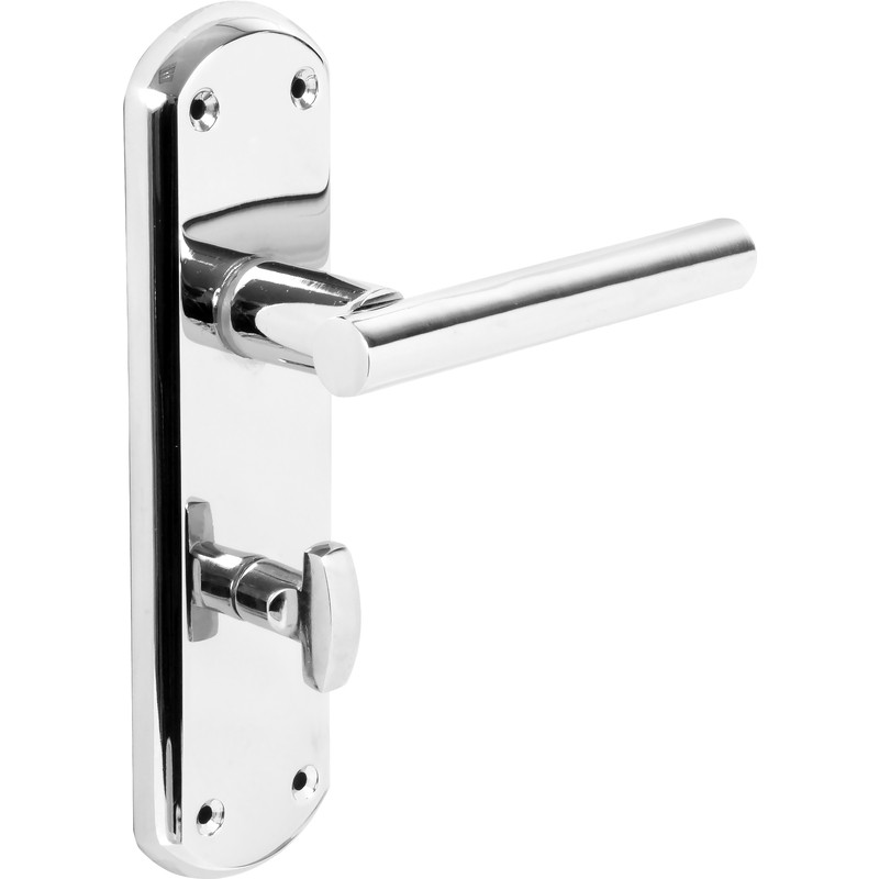 Imoen Door Handles Bathroom Polished
