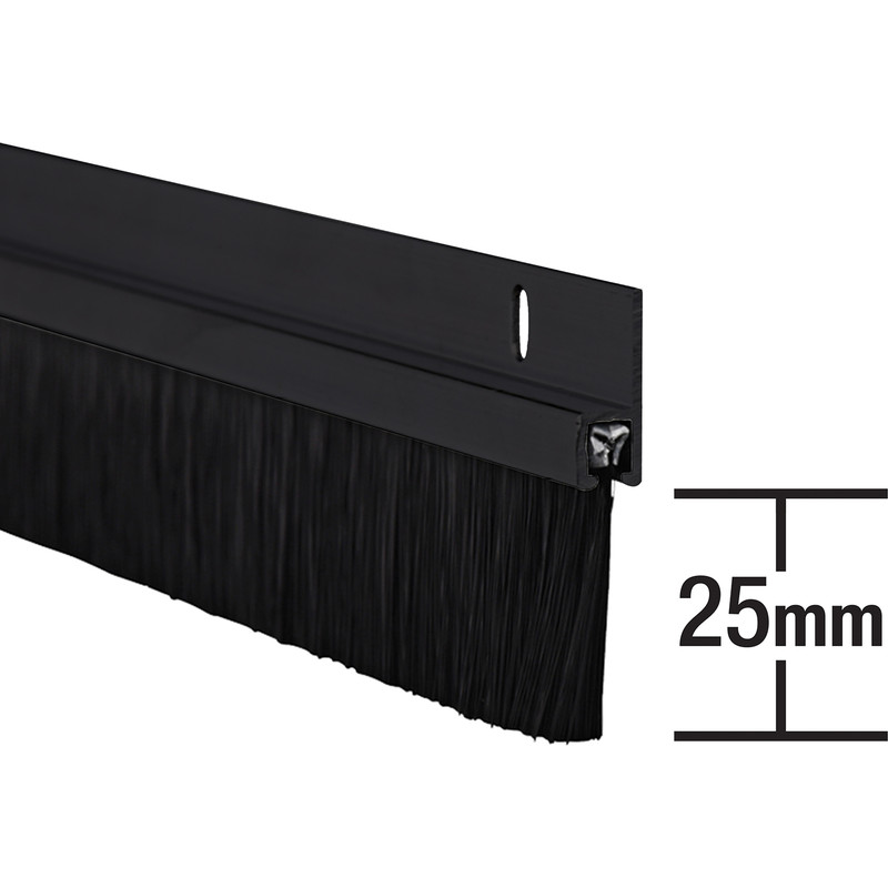 Stormguard Heavy Duty Brush Strip Black 914mm