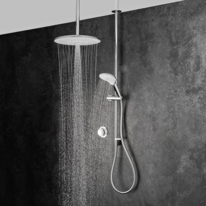 Mira Mode Maxim Thermostatic Digital Mixer Shower Pumped Ceiling Fed