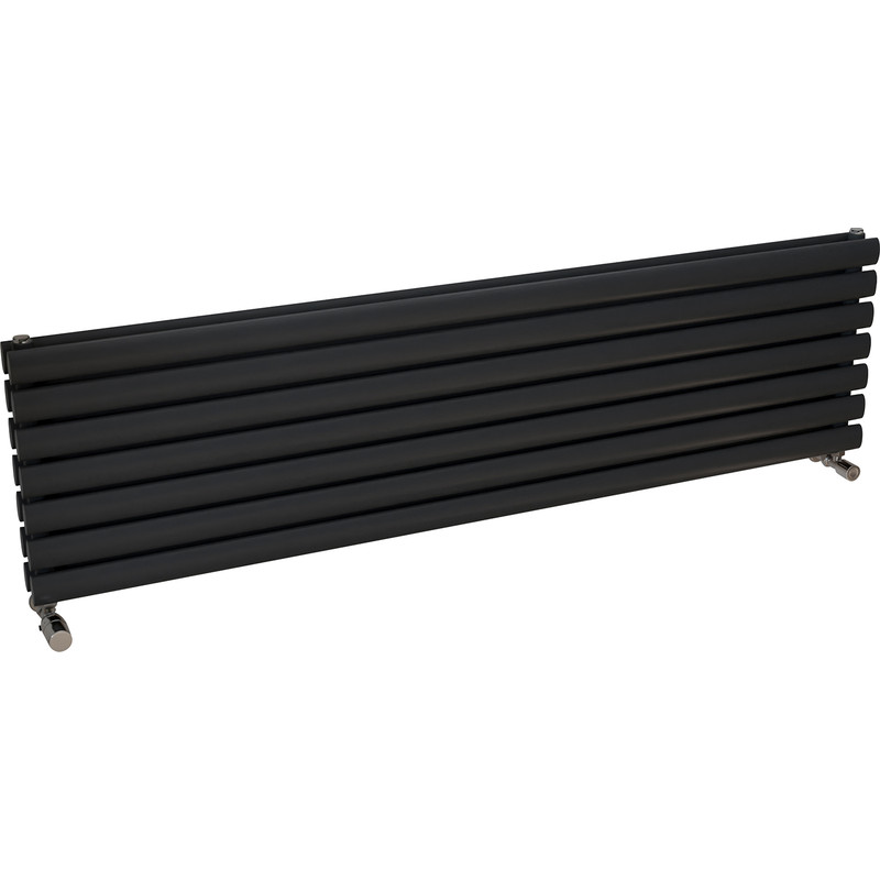 Ximax Bristol Double Horizontal Designer Radiator 410 x 1500mm 3805Btu Anthracite