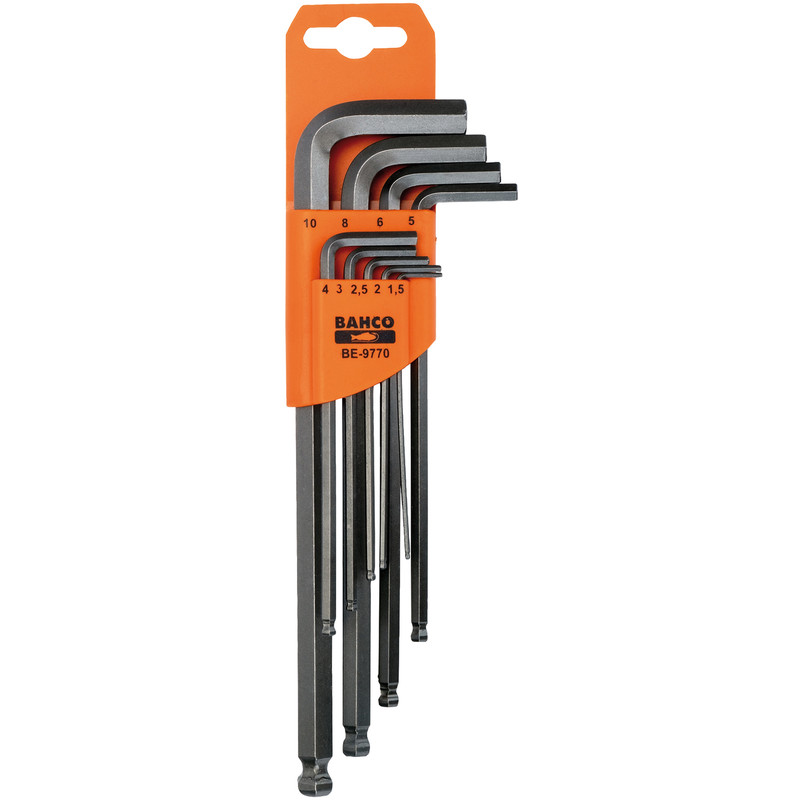 Bahco Ball End Hex Key Set Metric