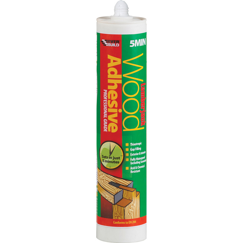5 Minute Polyurethane Wood Glue Gel 310ml