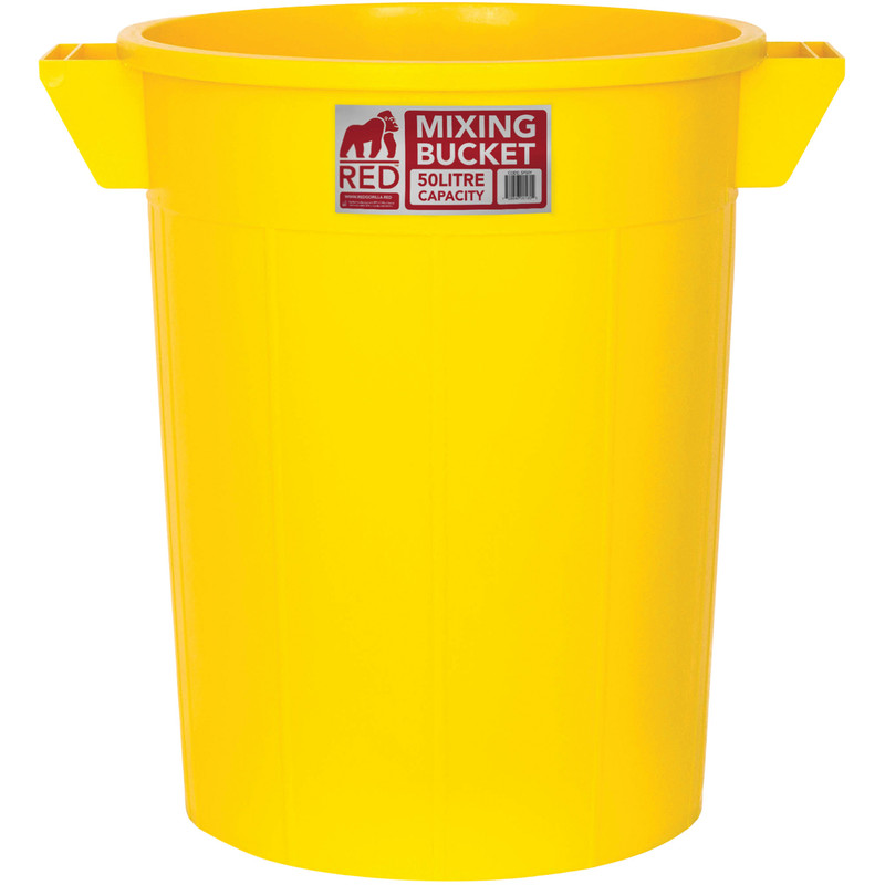 Red Gorilla Mixing Tub 50L Yellow