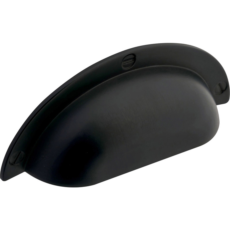 Shell Pull Handle Matt Black