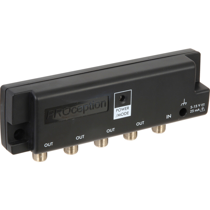 PROception Dual Mode Sky/Freeview Amplifier & Flexible Power 4 Way Internal Amp