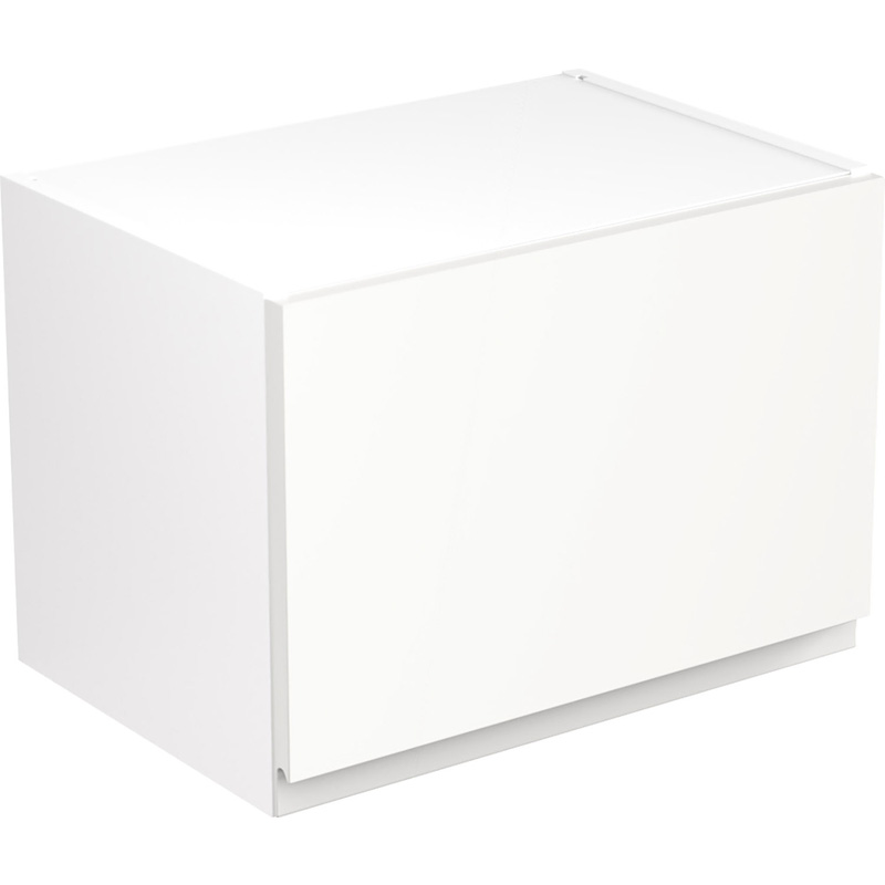 Kitchen Kit Ready Made J-Pull Kitchen Cabinet Wall Bridge Unit Ultra Matt White 500mm