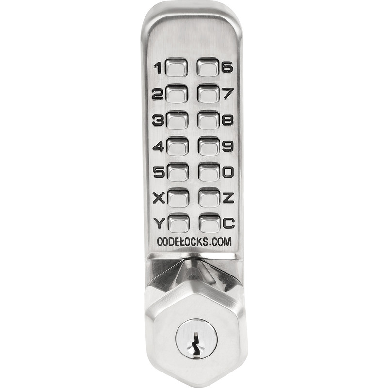 Codelocks CL210 KEY - Mortice Deadbolt with Key Override 60mm Backset