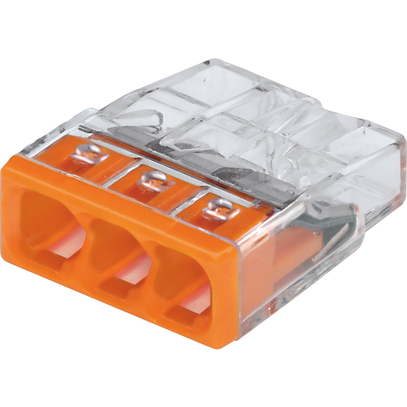 Wago 2273 3 Way Compact PushWire Connectors 0.5 to 2.5mm²