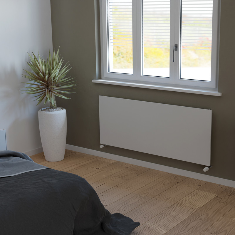Ximax Oxford Plan Horizontal Designer Radiator 595 x 1500mm 2567Btu White