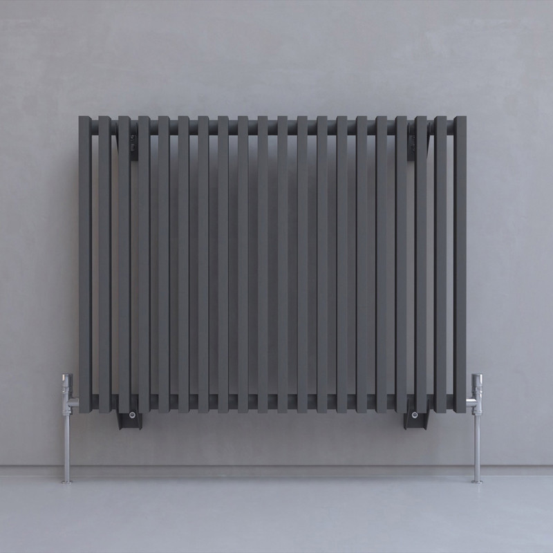 Kudox Xylo Anthracite Designer Radiator 600 x 780mm 2556Btu