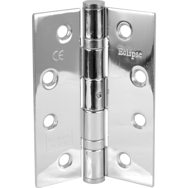 Grade 11 Ball Bearing Fire Hinge Polished Chrome