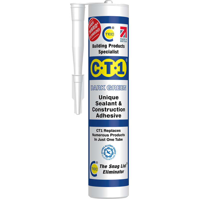 CT1 Adhesive & Sealant 290ml Dark Green