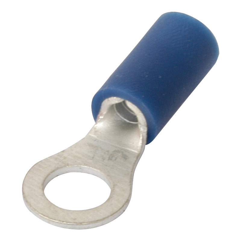 Ring Lug Connectors 2.5 x 4.3mm Blue