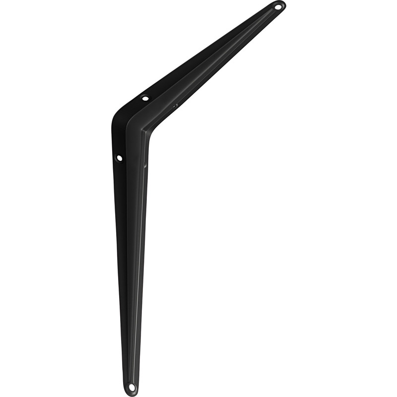 Rothley London Shelf Bracket Matt Black 250 x 200mm