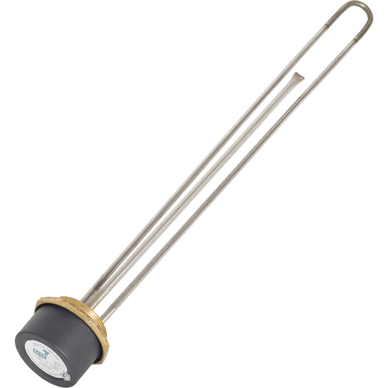 Tesla Titanium Immersion Heater & Stat Incoloy Pocket 27 inch - 2 1/4" Boss