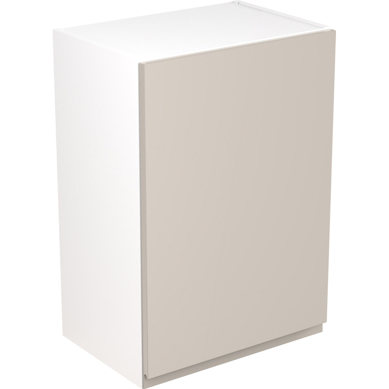 Kitchen Kit Ready Made J-Pull Kitchen Cabinet Wall Unit Super Gloss Light Grey 500mm