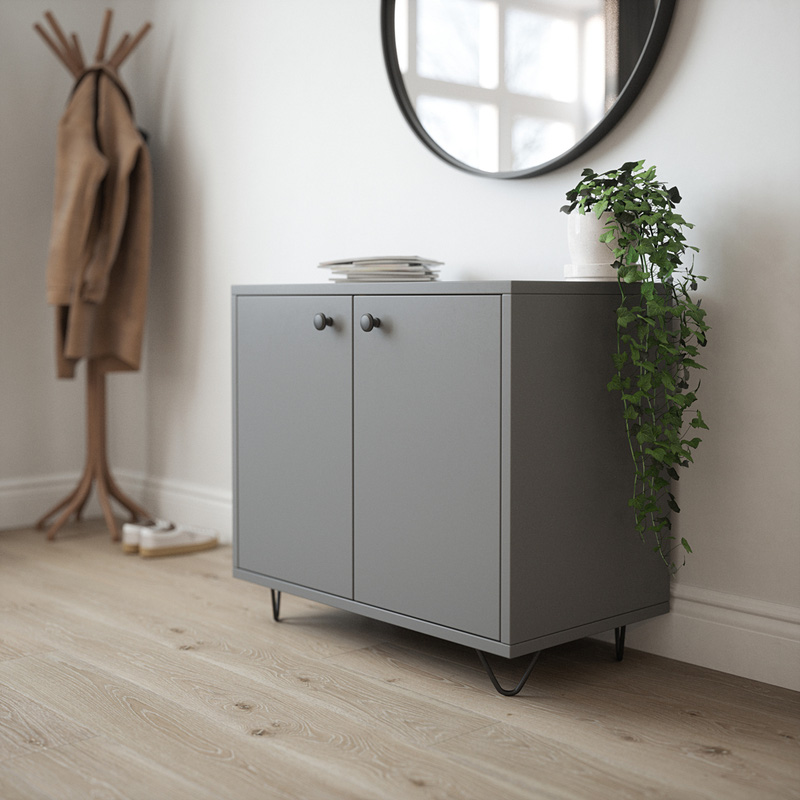 Rothley 2-Pin Hairpin Leg 100mm Matt Black