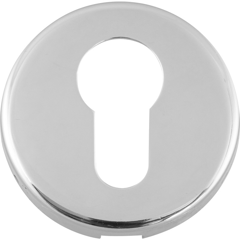 Stainless Steel Euro Escutcheon Polished 52 x 8mm