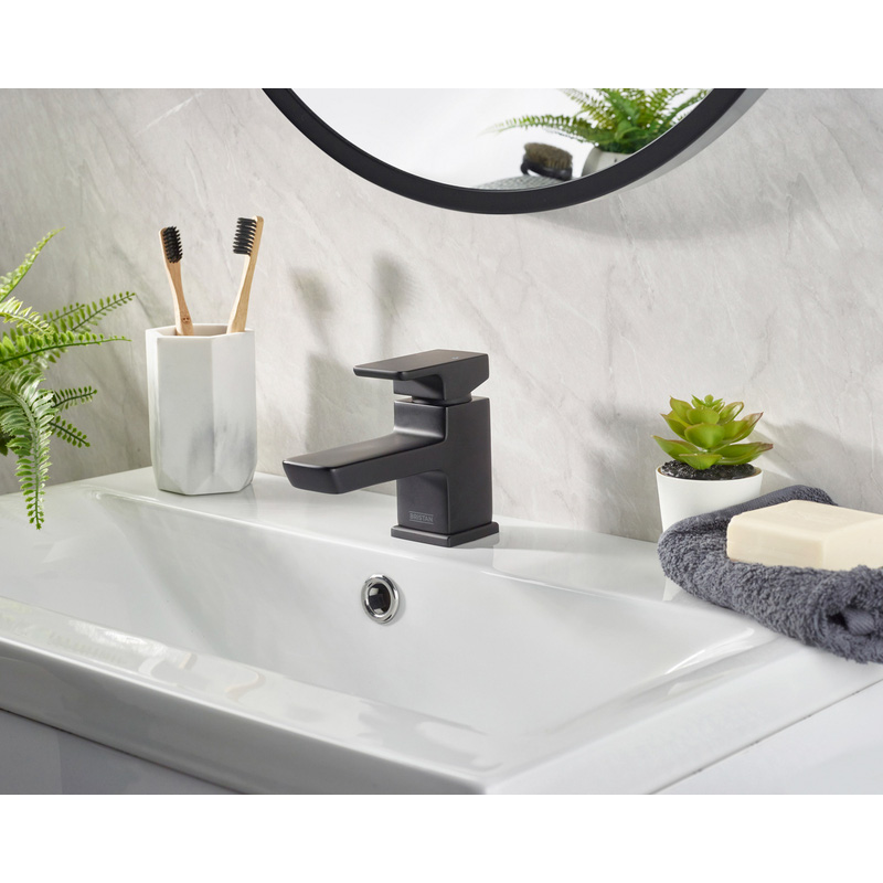 Bristan Cobalt Taps Black Basin Mixer