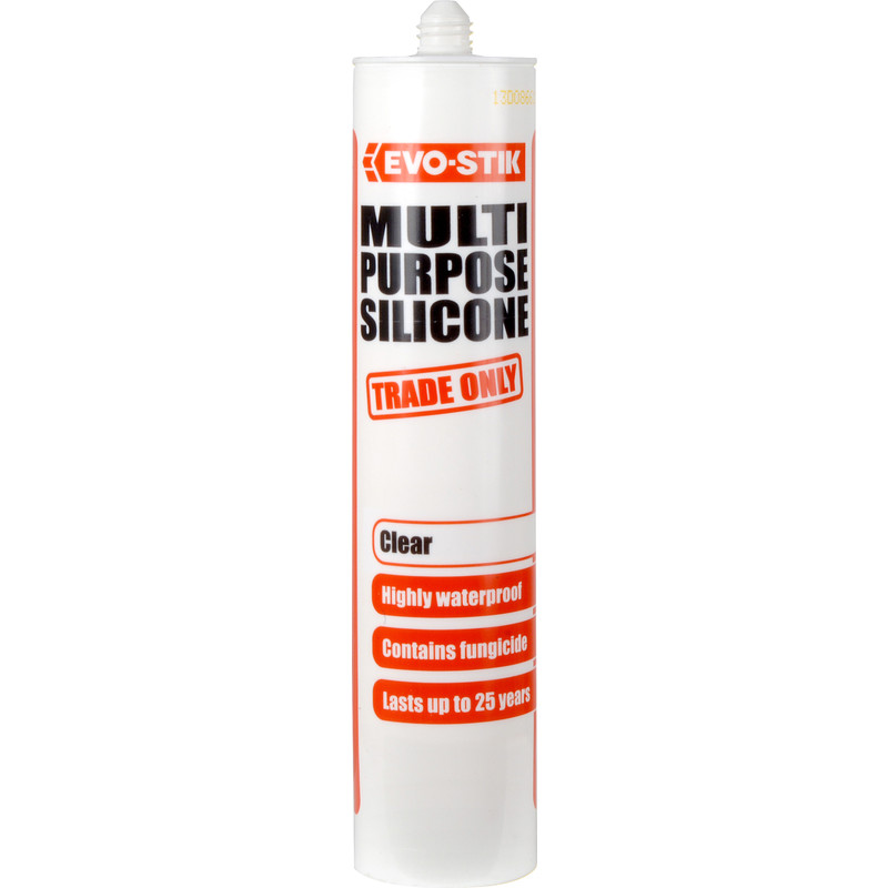 Evo-Stik Trade Multi Purpose Silicone 280ml Clear