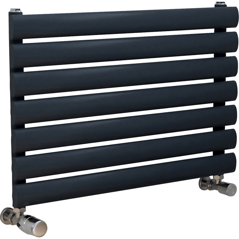 Ximax Bristol Single Horizontal Designer Radiator 410 x 600mm 939Btu Anthracite