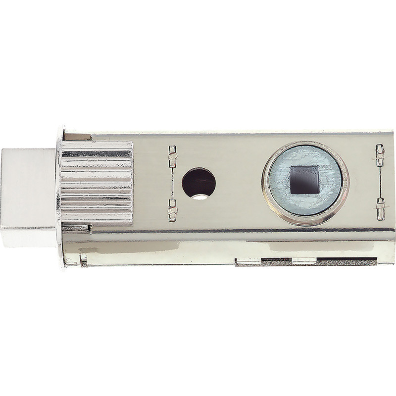 Union JFL27 Push Fit Tubular Bolt 63mm Polished Chrome