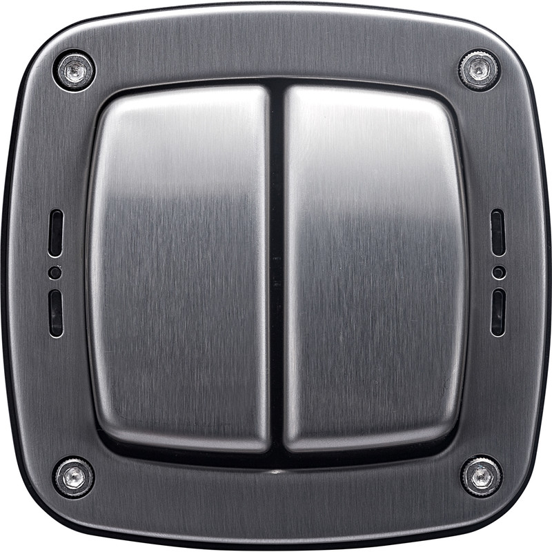 BG Decorative IP66 20A Switch 2 Gang 2 Way