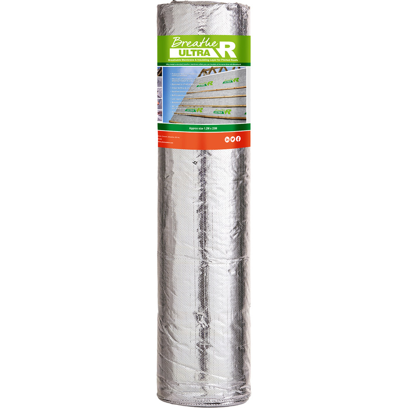 YBS Breathe R 2 in 1 Membrane & Insulation Ultra 1.2m x 25m