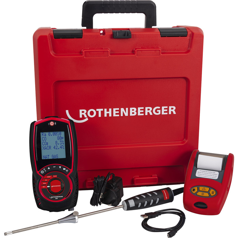 Rothenberger RO 258 Flue Gas Analyser IRP-2 Printer