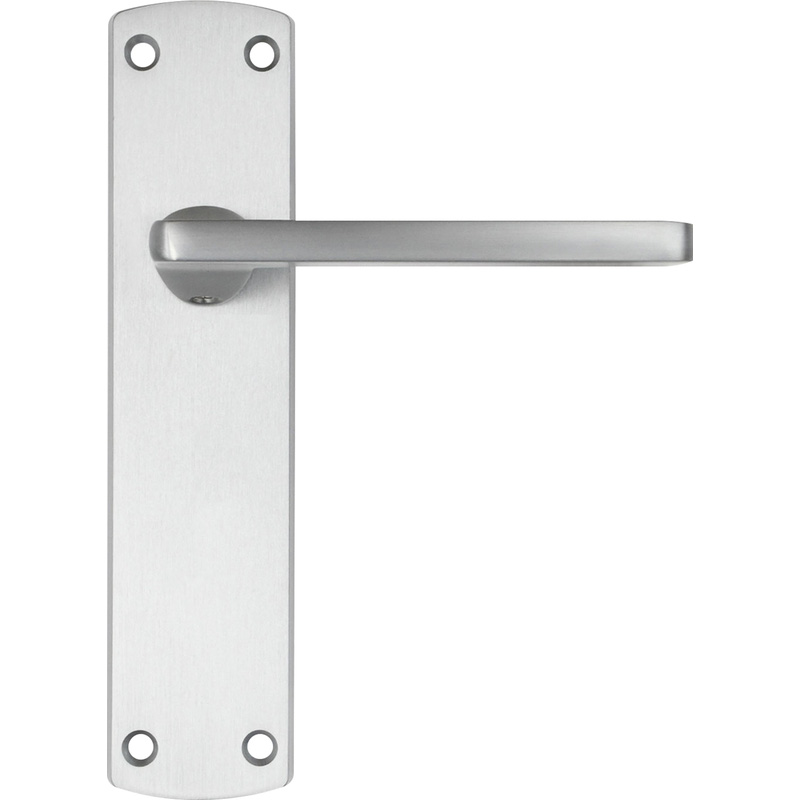 Stanza Leon Door Handles Satin Latch