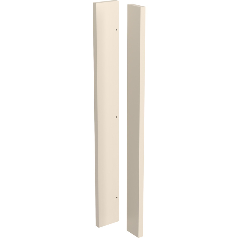 Kitchen Kit Flatpack Slab Kitchen Cabinet Corner Post Super Gloss Cashmere 720mm