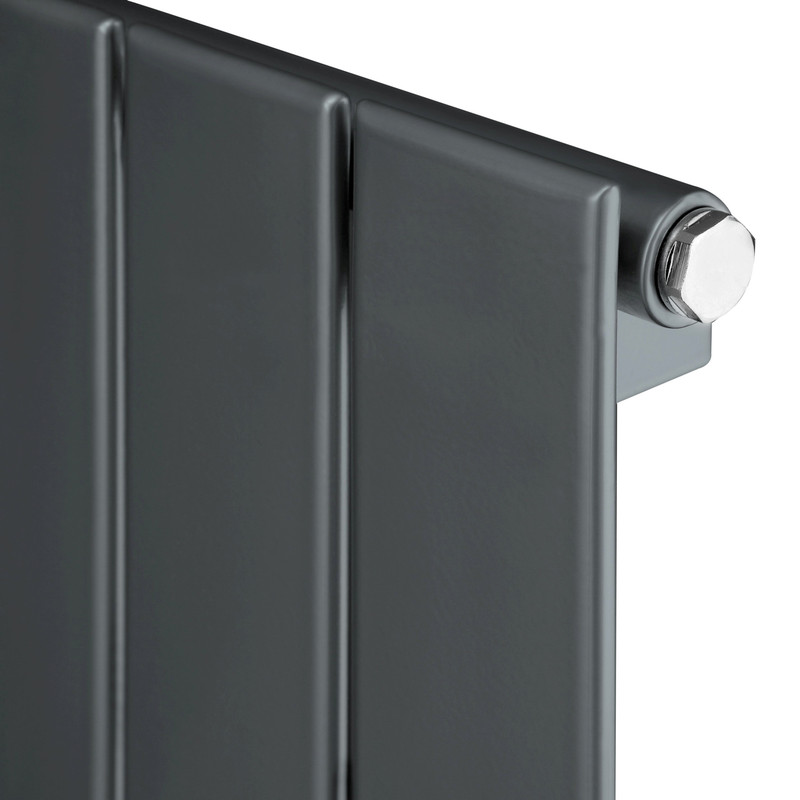 Ximax Oxford Single Designer Radiator 600 x 820mm 1952Btu Anthracite