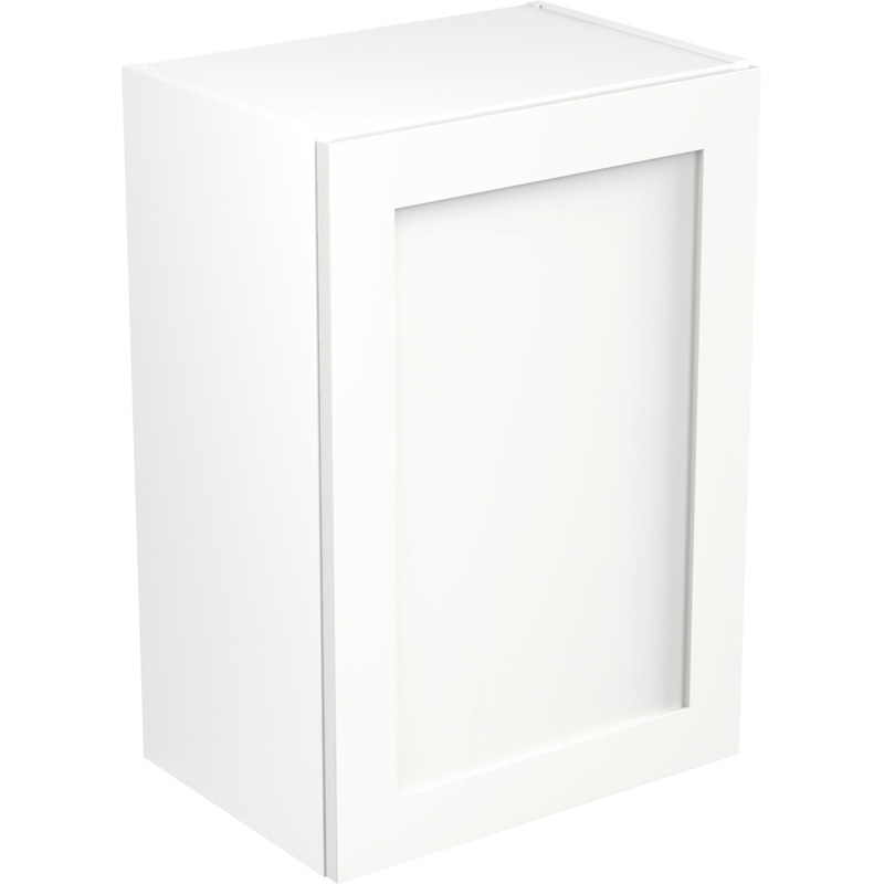 Kitchen Kit Flatpack Shaker Kitchen Cabinet Wall Unit Ultra Matt White 500mm