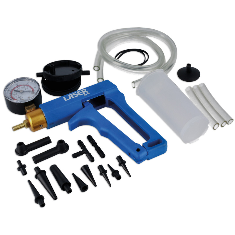 Laser Vacuum Tester & Brake Bleed Kit