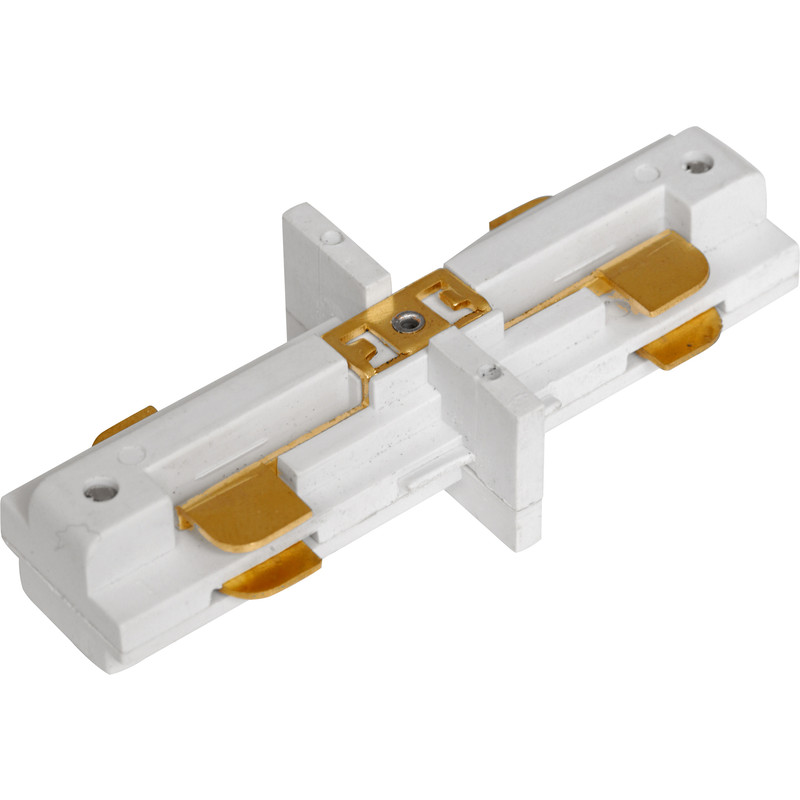 240V Spotlight Track Connector White