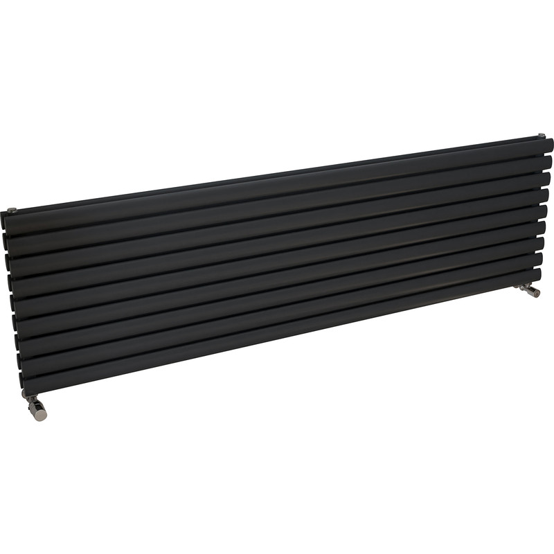 Ximax Bristol Double Horizontal Designer Radiator 526 x 1800mm 5707Btu Anthracite