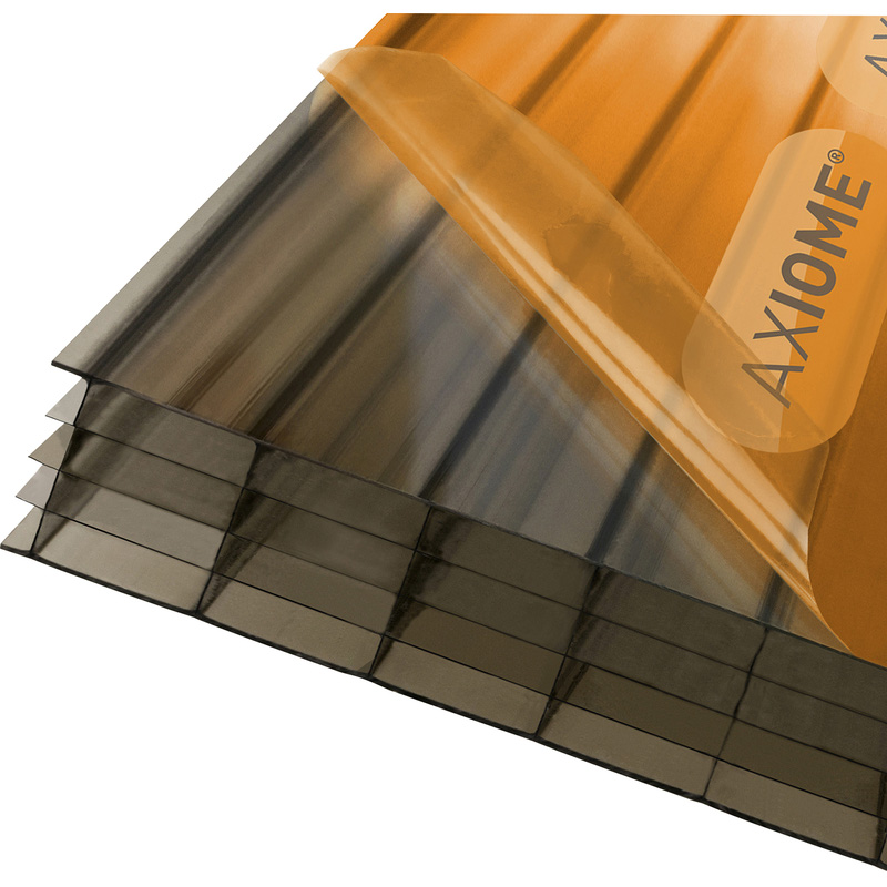 Axiome 25mm Polycarbonate Bronze Fivewall Sheet 690 x 2500mm