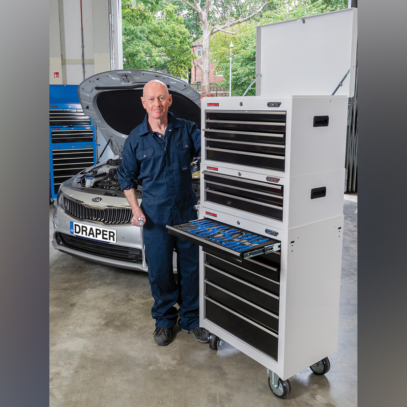 Draper Combined Roller Cabinet and Tool Chest 26" 15 drawer